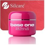 metallic 32 Passion Red base one żel kolorowy gel kolor SILCARE 5 g